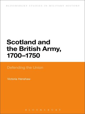 cover image of Scotland and the British Army, 1700-1750